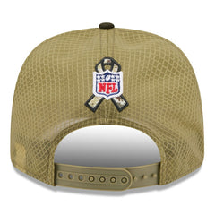 Miami Dolphins New Era 2025 Salute to Service 9SEVENTY Adjustable Hat - Green Hats