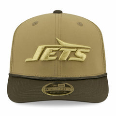 New York Jets New Era 2025 Salute to Service 9SEVENTY Adjustable Hat - Green Hats