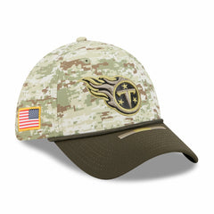 Tennessee Titans New Era 2025 Salute to Service 39THIRTY Flex Hat - Camo Hats