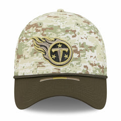 Tennessee Titans New Era 2025 Salute to Service 39THIRTY Flex Hat - Camo Hats