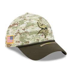 Minnesota Vikings New Era 2025 Salute to Service 39THIRTY Flex Hat - Camo Hats