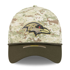Baltimore Ravens New Era 2025 Salute to Service 39THIRTY Flex Hat - Camo Hats