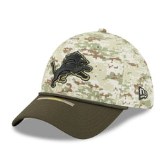 Detroit Lions New Era 2025 Salute to Service 39THIRTY Flex Hat - Camo Hats