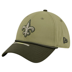 New Orleans Saints New Era 2025 Salute to Service 39THIRTY Flex Hat - Green Hats