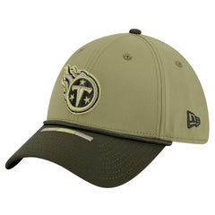 Tennessee Titans New Era 2025 Salute to Service 39THIRTY Flex Hat - Green Hats