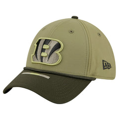 Cincinnati Bengals New Era 2025 Salute to Service 39THIRTY Flex Hat - Green Hats