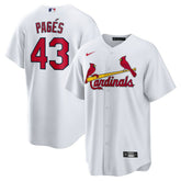 Pedro Pagés St. Louis Cardinals Nike Home Replica Jersey - White Jerseys