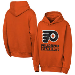 Philadelphia Flyers Outerstuff Youth Back to Basics Hoodie - Classic Orange | US 202900629