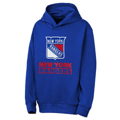 New York Rangers Outerstuff Youth Back to Basics Hoodie - Blue | US 202900631