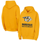 Nashville Predators Outerstuff Youth Back to Basics Hoodie - Gold | US 202900638