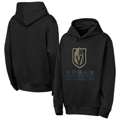 Vegas Golden Knights Outerstuff Youth Back to Basics Hoodie - Black | US 202900646