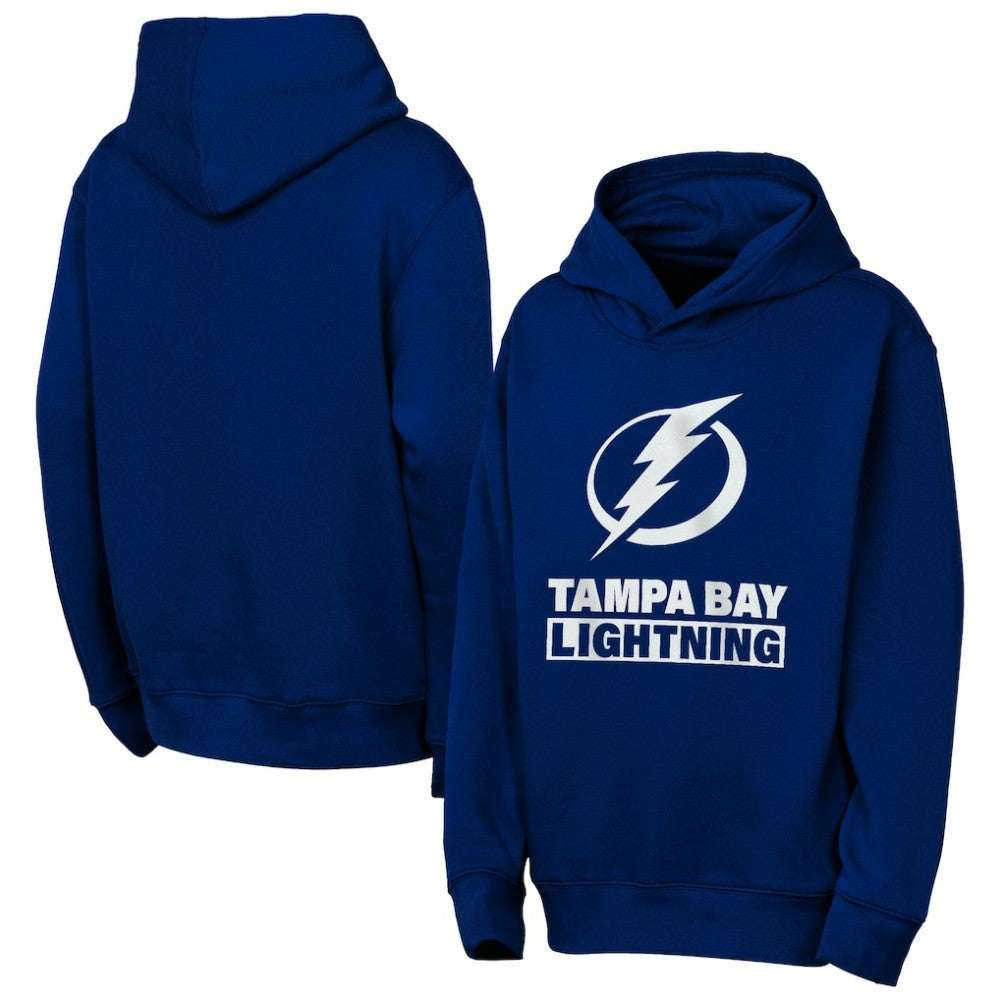 Tampa Bay Lightning Outerstuff Youth Back to Basics Hoodie - Blue | US 202900648