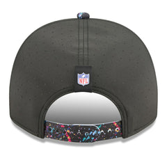 Miami Dolphins New Era 2025 NFL Crucial Catch A-Frame 9FIFTY Snapback Hat - Black Hats