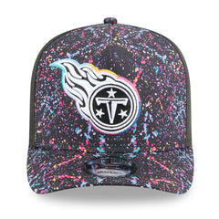 Tennessee Titans New Era 2025 NFL Crucial Catch A-Frame 9FIFTY Snapback Hat - Black Hats