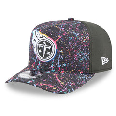 Tennessee Titans New Era 2025 NFL Crucial Catch A-Frame 9FIFTY Snapback Hat - Black Hats