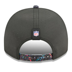Cleveland Browns New Era 2025 NFL Crucial Catch A-Frame 9FIFTY Snapback Hat - Black Hats