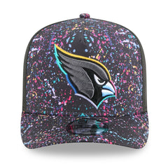 Arizona Cardinals New Era 2025 NFL Crucial Catch A-Frame 9FIFTY Snapback Hat - Black Hats