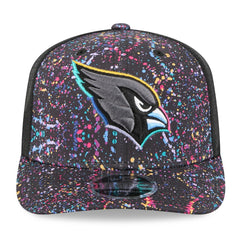 Arizona Cardinals New Era 2025 NFL Crucial Catch 9SEVENTY Adjustable Hat - Black Hats