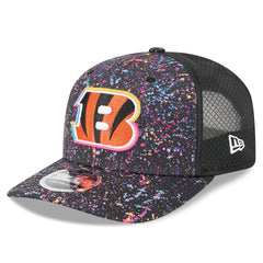 Cincinnati Bengals New Era 2025 NFL Crucial Catch 9SEVENTY Adjustable Hat - Black Hats