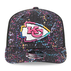 Kansas City Chiefs New Era 2025 NFL Crucial Catch 9SEVENTY Adjustable Hat - Black Hats