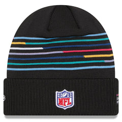 Cleveland Browns New Era 2025 NFL Crucial Catch Cuffed Knit Hat - Black Hats