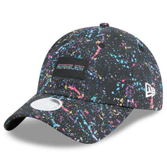 Philadelphia Eagles New Era Women's 2025 NFL Crucial Catch Pony Tail Adjustable Hat - Black Hats