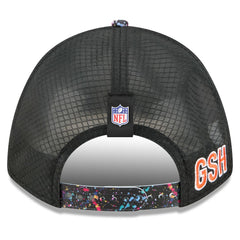 Chicago Bears New Era Youth 2025 NFL Crucial Catch 9FORTY Adjustable Hat - Black Hats