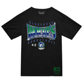 Minnesota Timberwolves Worldwide Collection Glow Up T-Shirt Black - Mitchell & Ness