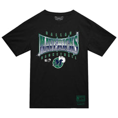 Dallas Mavericks Worldwide Collection Glow Up T-Shirt Black - Mitchell & Ness