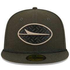 New York Jets New Era 2025 Rivalries Collection Sideline Rope 59FIFTY Fitted Hat - Gotham Green Hats