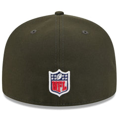 New York Jets New Era 2025 Rivalries Collection Sideline Rope 59FIFTY Fitted Hat - Gotham Green Hats