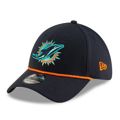 Miami Dolphins New Era 2025 Rivalries Collection Sideline 39THIRTY Flex Hat - Pitch Blue Hats
