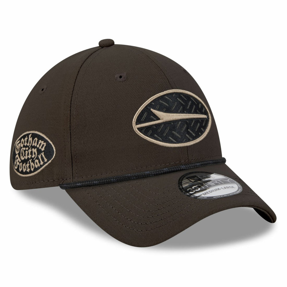 New York Jets New Era 2025 Rivalries Collection Sideline 39THIRTY Flex Hat - Gotham Green Hats