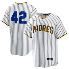 San Diego Padres Nike Home 2025 Jackie Robinson Day Replica Jersey - White Jerseys
