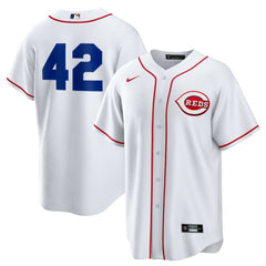 Cincinnati Reds Nike Home 2025 Jackie Robinson Day Replica Jersey - White Jerseys