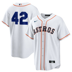 Houston Astros Nike Home 2025 Jackie Robinson Day Replica Jersey - White Jerseys