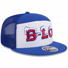 Buffalo Bills New Era 2025 Rivalries Collection Team Split Panel 9FIFTY Snapback Hat - White/Royal Hats
