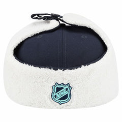 Seattle Kraken New Era Injection Dog Ear Classic Fitted Hat - Deep Sea Blue | US 202906881
