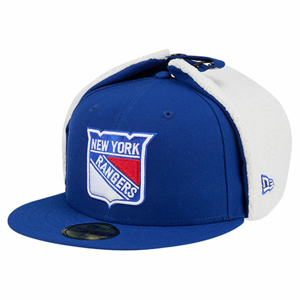 New York Rangers New Era Injection Dog Ear Classic Fitted Hat - Blue | US 202906883