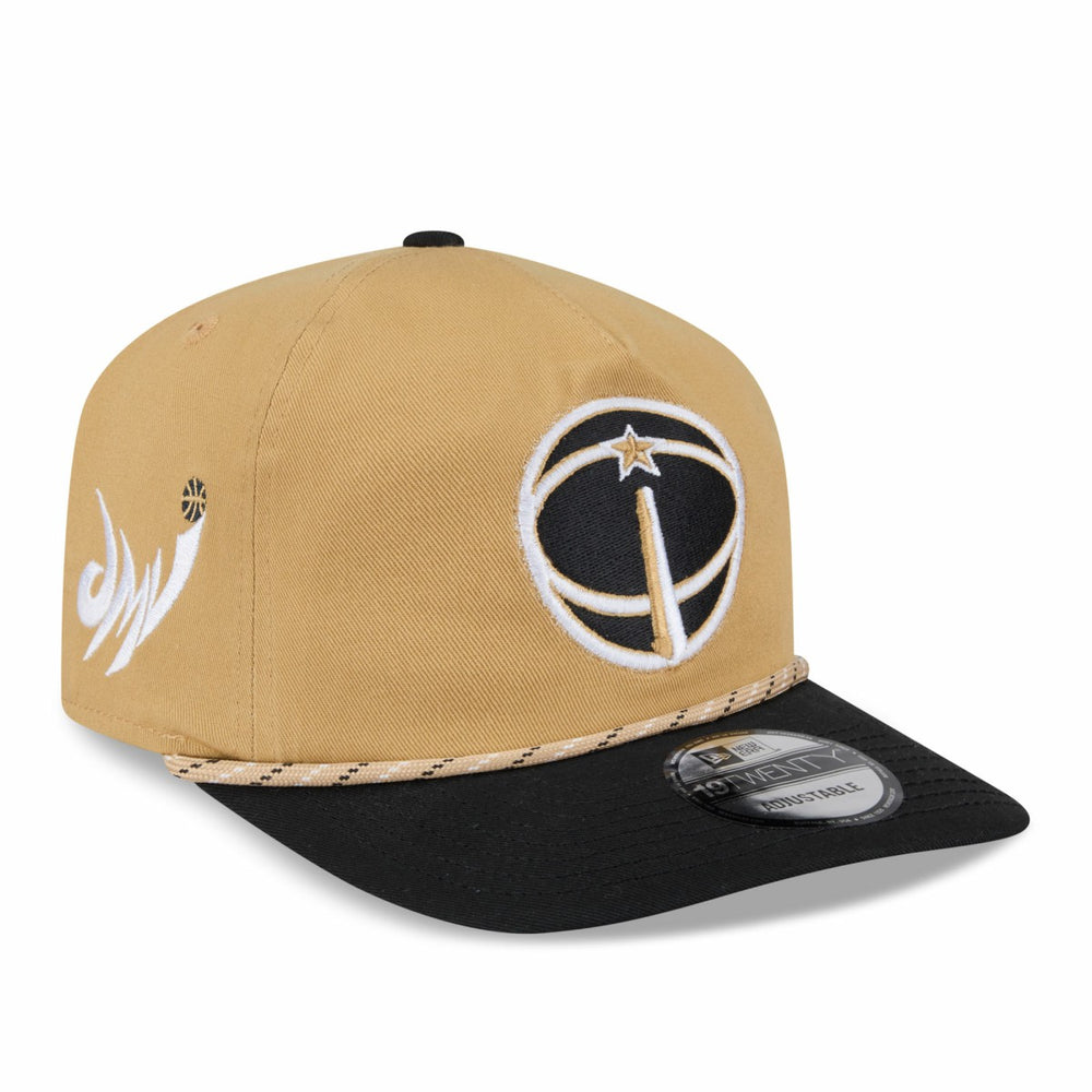Washington Wizards 2025/26 City Edition 19TWENTY Adjustable Hat Gold/Black - New Era