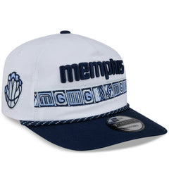 Memphis Grizzlies 2025/26 City Edition 19TWENTY Adjustable Hat White/Navy - New Era