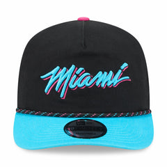 Miami Heat 2025/26 City Edition 19TWENTY Adjustable Hat Black/Turquoise - New Era