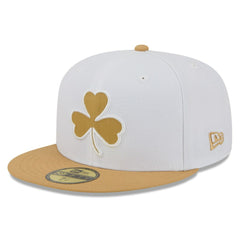 Boston Celtics 2025/26 City Edition 59FIFTY Fitted Hat White/Gold - New Era