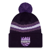 Sacramento Kings 2025/26 City Edition Cuffed Knit Hat with Pom Purple - New Era
