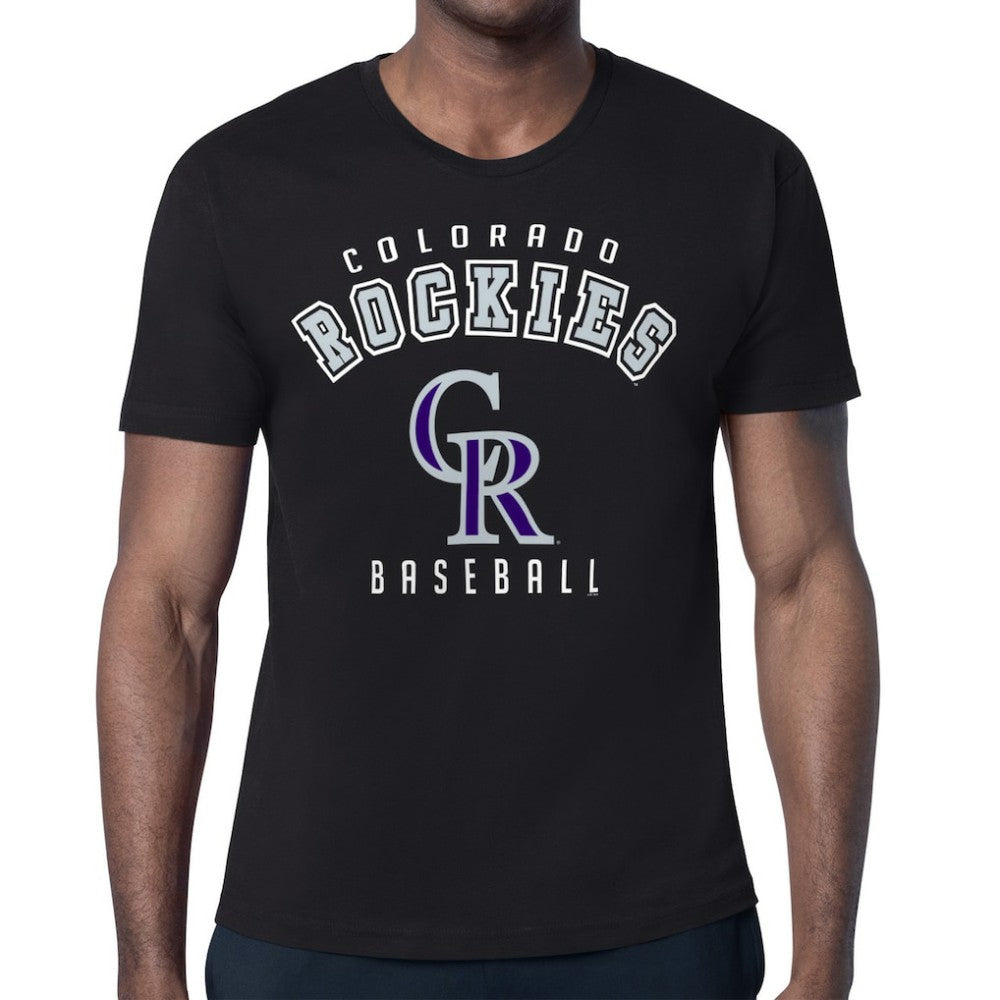 Colorado Rockies Starter Team Logo T-Shirt - Black T-shirts