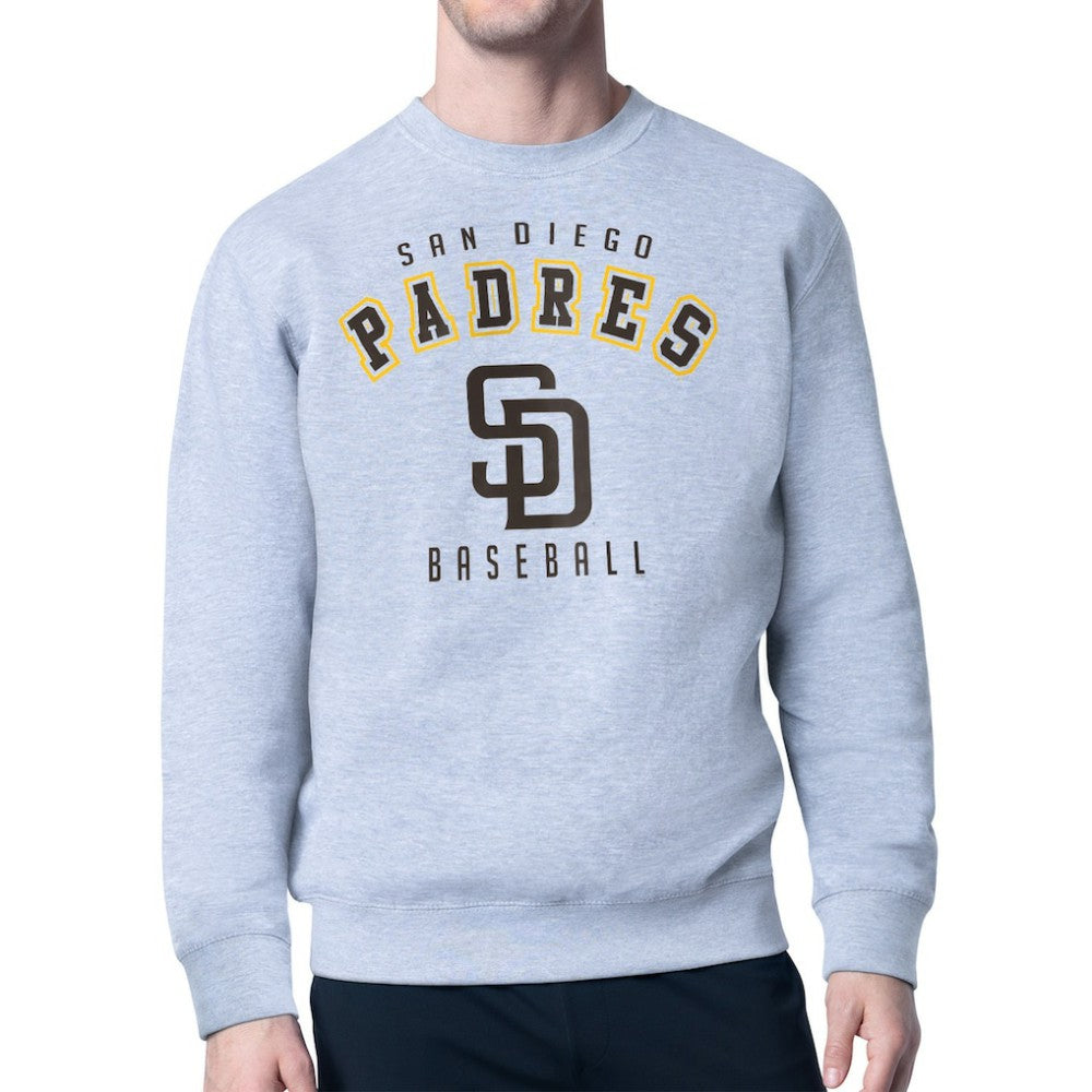 San Diego Padres Starter Team Logo Fleece Pullover Sweatshirt - Gray Pullover