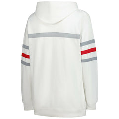 San Francisco 49ers Women's Plus Size Head Coach Throwback Pullover Hoodie - White Hoodies