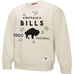 Buffalo Bills Women's Plus Size Shooting Star Sweatshirt - Cream Sweatshirts