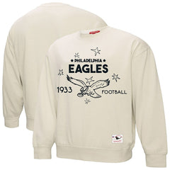 Philadelphia Eagles Women's Plus Size Shooting Star Sweatshirt - Cream Sweatshirts