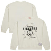 Pittsburgh Steelers Women's Plus Size Shooting Star Sweatshirt - Cream Sweatshirts